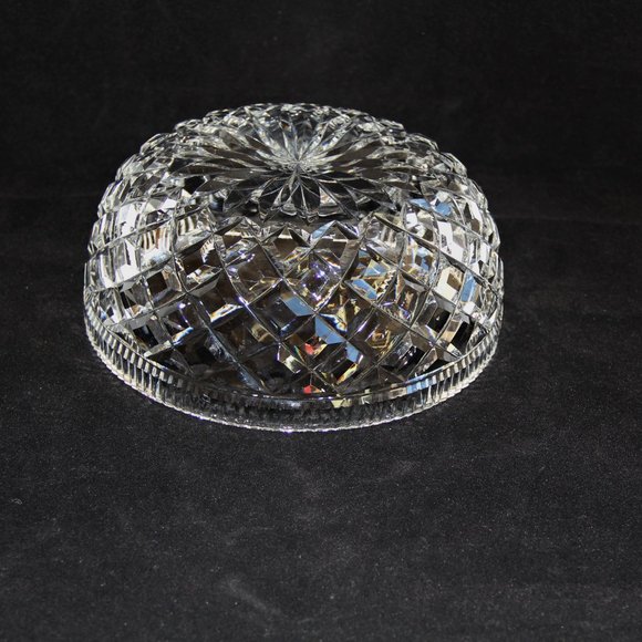 Vintage Waterford Diamond Pattern Crystal Bowl - Picture 7 of 13